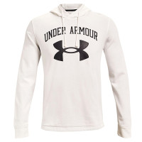 Under Armour Rival Terry Big Logo Hoodie Wit