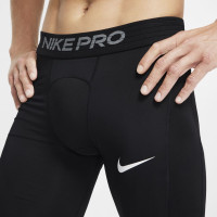 Nike Pro Tight Slidingbroekje Zwart Wit