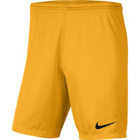 Nike Dri-FIT Park III Voetbalbroekje Geel Zwart