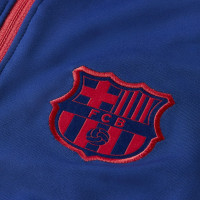 Survêtement Nike FC Barcelone Strike Drill 2021 Bleu Rouge