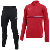 Nike Dri-Fit Academy 21 Trainingspak Rood Zwart Wit