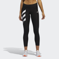 adidas Own The Run 3-Stripes Fast Legging Dames Zwart Wit