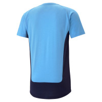 T-shirt PUMA Manchester City Evostripe 2021 Bleu clair Bleu foncé