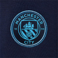 PUMA Manchester City Evostripe Trainingsbroekje 2021 Donkerblauw Lichtblauw