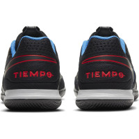 Nike Tiempo Legend 8 Academy Zaalvoetbalschoenen (IC) Zwart Rood Blauw
