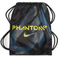Nike Phantom GT Elite Grass Chaussures de Foot (FG) Noir Jaune Bleu