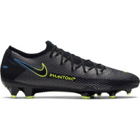 Nike Phantom GT Pro Gras Voetbalschoenen (FG) Zwart Geel Blauw