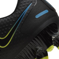 Nike Phantom GT Academy Gras / Kunstgras Voetbalschoenen (MG) Zwart Geel Blauw