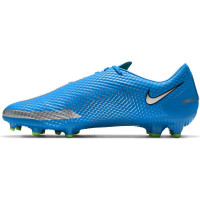 Nike Phantom GT Academy Gras / Kunstgras Voetbalschoenen (MG) Blauw Zilver Groen