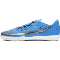 Nike Phantom GT React Pro Zaalvoetbalschoenen (IC) Blauw Zilver Groen
