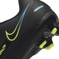 Nike Phantom GT Academy Grass/Artificial Turf Chaussures de Foot (MG) Enfants Noir Jaune Bleu