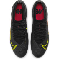 Nike Mercurial Vapor 14 Pro Grass Chaussure de Chaussures de Foot (FG) Noir Jaune