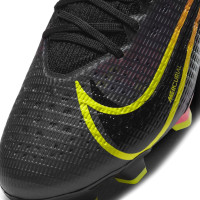 Nike Mercurial Vapor 14 Pro Grass Chaussure de Chaussures de Foot (FG) Noir Jaune