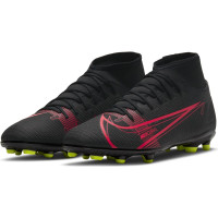 Nike Mercurial Superfly 8 Club Gazon/Artificial Turf Chaussures de Foot (MG) Noir Jaune