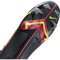 Nike Mercurial Superfly 8 Elite Grass Chaussures de Foot (FG) Noir Jaune