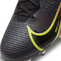 Nike Mercurial Superfly 8 Elite Ijzeren-Nop Voetbalschoenen Anti-Clog (SG) Zwart Geel