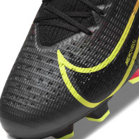 Nike Mercurial Superfly 8 Pro Grass Chaussures de Foot (FG) Noir Jaune