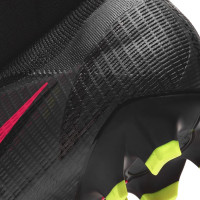 Nike Mercurial Superfly 8 Pro Gras Voetbalschoenen (FG) Zwart Geel