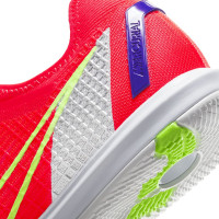 Nike Mercurial Vapor 14 Zoom Pro Zaalvoetbalschoenen (IC) Rood Zilver