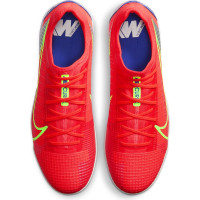 Nike Mercurial Vapor 14 Zoom Pro Turf Voetbalschoenen (TF) Rood Zilver