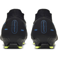 Nike Phantom GT Pro DF Grass Chaussures de Foot (FG) Noir Jaune Bleu