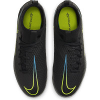 Nike Phantom GT Academy DF Grass/Artificial Turf Chaussures de Foot (MG) Enfants Noir Jaune Bleu