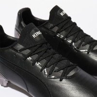 Puma King Platinum MX Crampons vissés (SG) Chaussures de Foot Noir Blanc