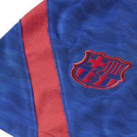 Nike FC Barcelona Strike Trainingsbroekje 2021 Blauw Rood