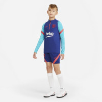 Nike FC Barcelone Strike Short d'Entraînement 2021 Enfants Bleu Rouge