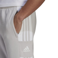 adidas Squadra 21 Sweat Pantalon d'Entraînement Gris Blanc