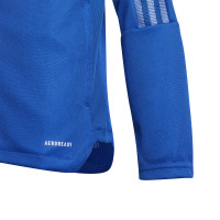 adidas Tiro 21 Full-Zip Trainingspak Kids Blauw Donkerblauw Wit