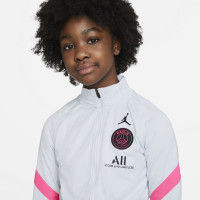 Nike Paris Saint Germain Strike Survêtement Full-Zip 2021 Enfants Platine Noir Rose