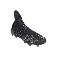 Chaussures de Foot adidas Predator Freak+ Grass (FG) Noir Gris Blanc