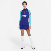 Nike FC Barcelone Academy Pro Short d'Entraînement 2021 Femmes Bleu Rouge