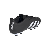 adidas Predator Freak.4 Gras / Kunstgras Voetbalschoenen (FxG) Zwart Wit Zwart