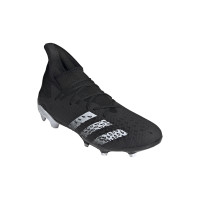 adidas Predator Freak.3 Gras Voetbalschoenen (FG) Zwart Wit Zwart