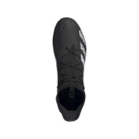 adidas Predator Freak.3 Gras Voetbalschoenen (FG) Zwart Wit Zwart