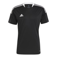 adidas Tiro 21 Voetbalshirt Zwart Wit