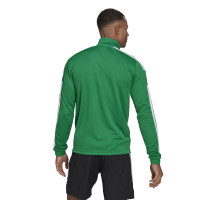 Haut d'entraînement adidas Squadra 21 1/4-Zip vert blanc