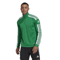 Haut d'entraînement adidas Squadra 21 1/4-Zip vert blanc
