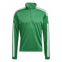 Haut d'entraînement adidas Squadra 21 1/4-Zip vert blanc