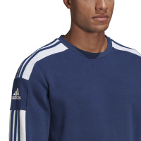 adidas Squadra 21 Pull Crew Sweater Bleu Foncé Blanc