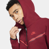 Nike Tech Fleece Vest Rouge Foncé Rouge Brillant