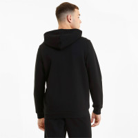 PUMA Essential Big Logo Full-Zip Sweat à Capuche Hoodie Noir Blanc