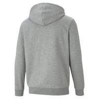 PUMA Essential Big Logo Full-Zip Sweat à Capuche Hoodie Gris Noir