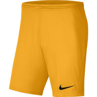 Nike Dri-FIT Park III Voetbalbroekje Kids Geel Zwart