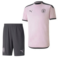 PUMA Manchester City Trainingsset 2020-2021 Lichtroze Zwart