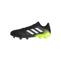 Chaussures de Foot Adidas Copa Sense.3 Grass (FG) Noir Blanc Jaune