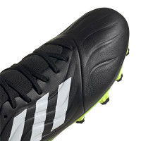 Chaussures de Foot Adidas Copa Sense.3 Gazon/gazon artificiel (MG) Noir/blanc/jaune