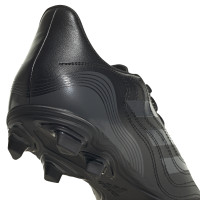 adidas Copa Sense.4 Gazon Naturel Gazon Artificiel Chaussures de Foot (FxG) Noir Gris Foncé Noir